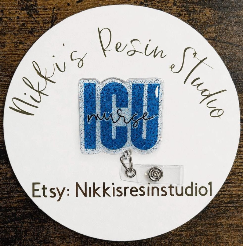 ICU Nurse Badge Reel