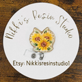 Sunflower Badge Reel