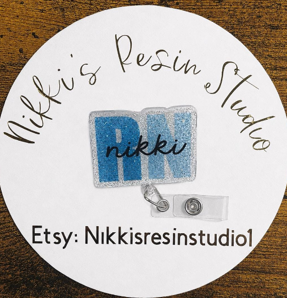 Personalized RN Badge Reel