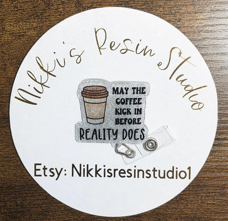 Coffee Lover Badge Reel