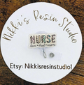 Registered Nurse Badge Reel — Love, heal, inspire
