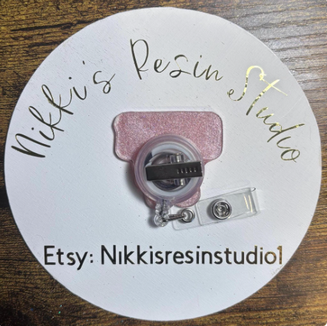 Nurse Stethoscope Badge Reel