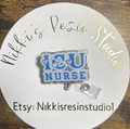 ICU Nurse Badge Reel