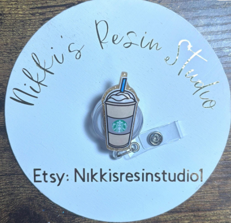 Starbucks Badge Reel