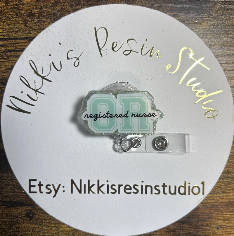 OR Nurse Badge Reel
