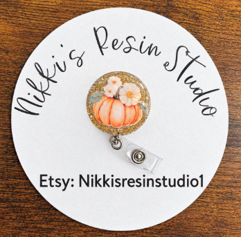 Pumpkin Badge Reel