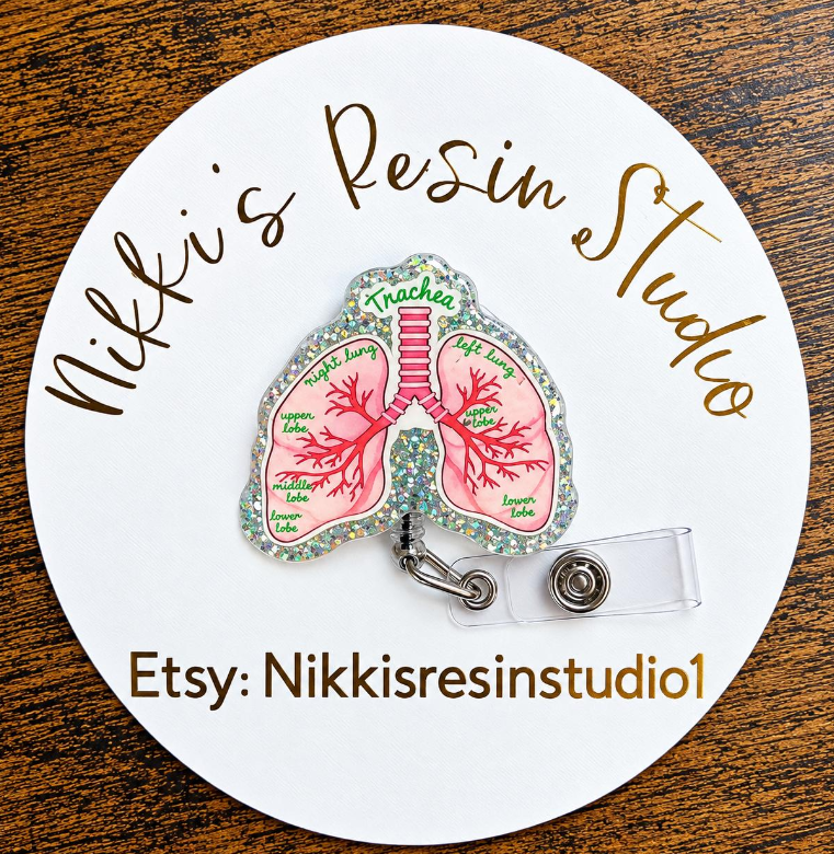 Anatomical Lungs Badge Reel