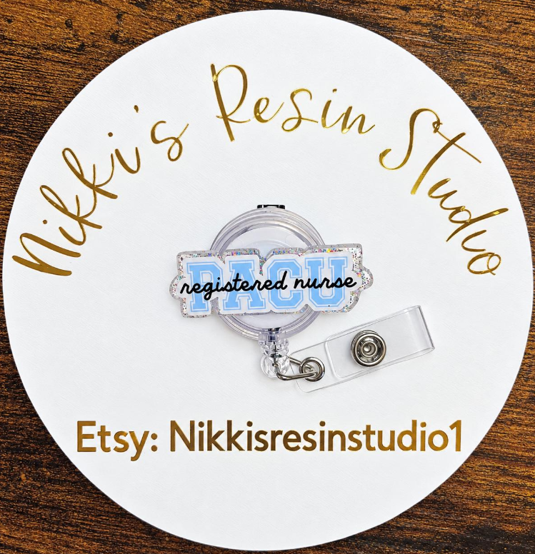 PACU Resin Badge Reel