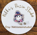 Floral Ghost Badge Reel