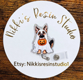 German Shepherd Ghost Badge Reel