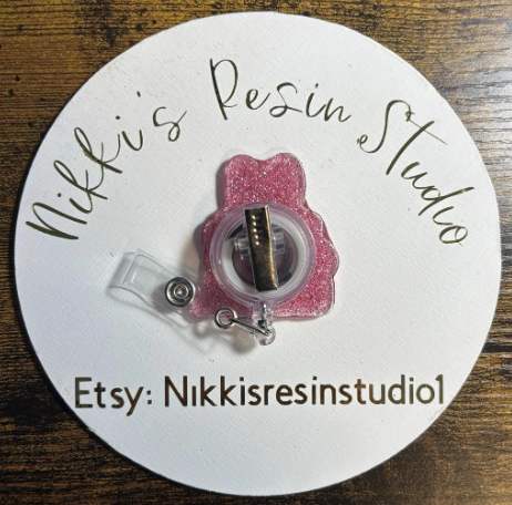 German Shepherd Badge Reel